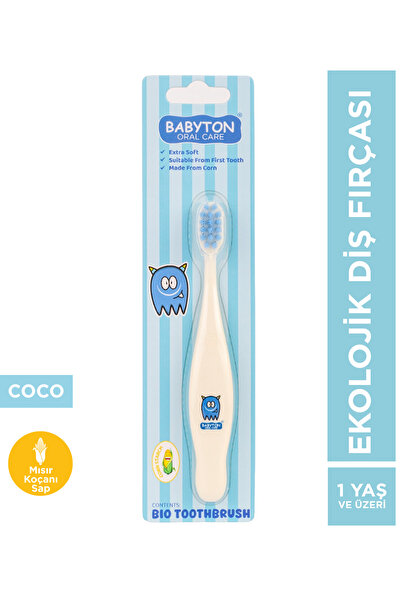 BABYTON 1-6 Yaş Ultra Soft Ekolojik Diş Fırçası Coco