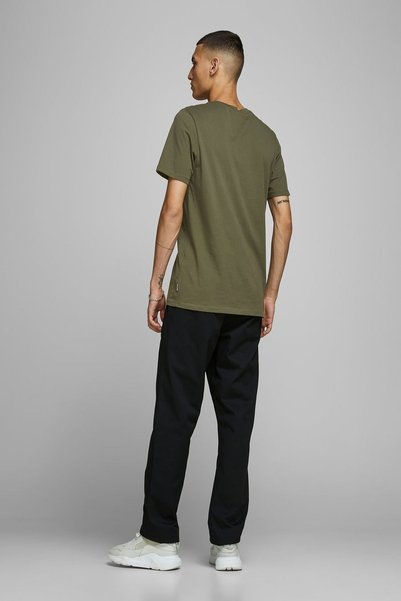 Jack & Jones JJEORGANIC BASIC TEE SS O-NECK NOOS Olive