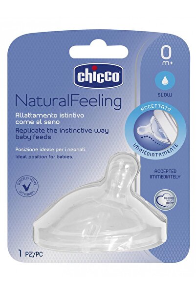 Chicco Biberon Tetina Silicon Flux Mediu 2 Luni