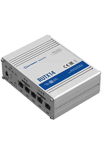 Teltonika RUTX14 |   Router industrial 4G LTE |   Cat 12, Dual SIM, 1x Gigabi...