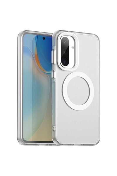 Techsuit Husă pentru Samsung Galaxy A36 5G - CandyCase MagSafe - Albă