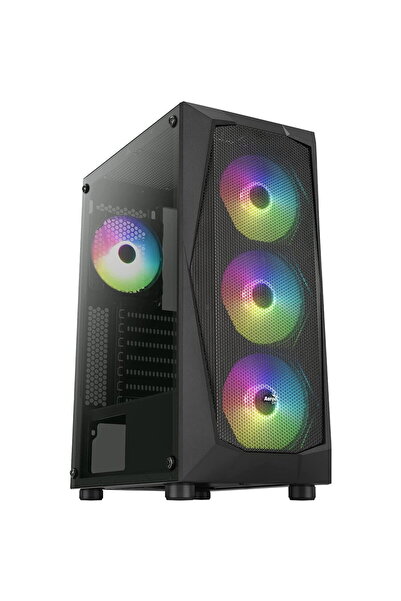 AEROCOOL Falcon G-BK-v2 ATX Negru
