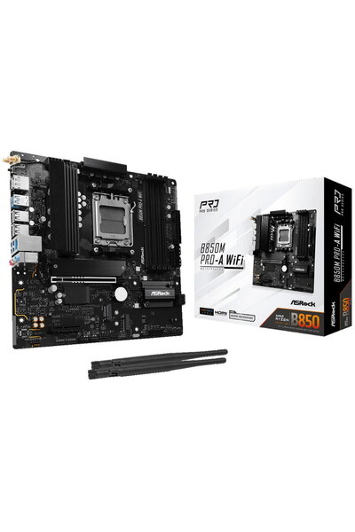 ASROCK B850M Pro-A WiFi, AMD B850, Socket AM5, mATX