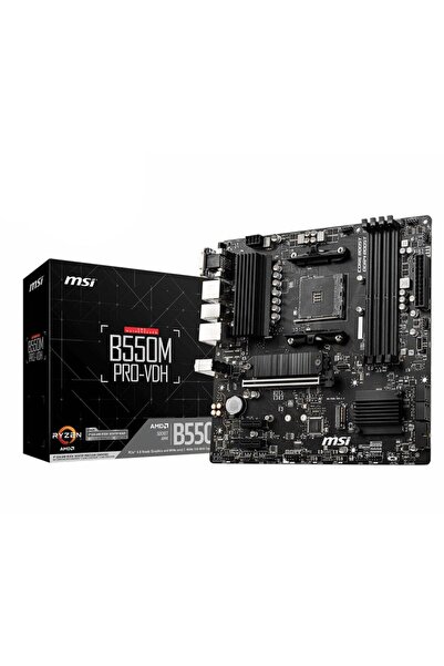 MSI B550M PRO-VDH AMD B550 Socket AM4 micro ATX