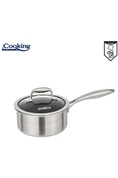 Heinner Caserolă inox cu capac 16x8.5CM 1.6L TITANIUM3