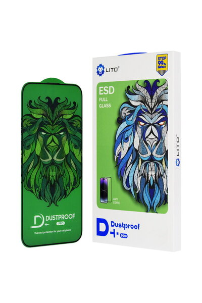 Lito Folie pentru iPhone XR / 11 - D+ Pro Anti-praf - Negru