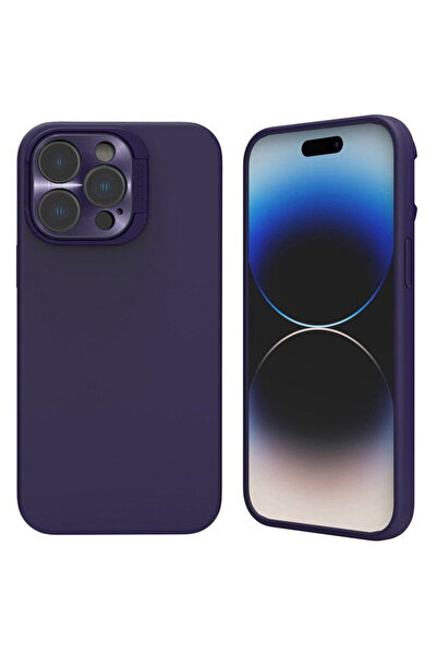 Nillkin Husă pentru iPhone 16 Pro Max - Lens Wing Magnetic - Mov închis