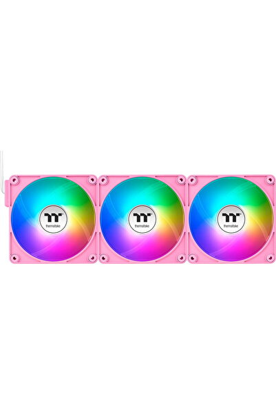 THERMALTAKE Kit Ventilatoare CT120 EX ARGB Pink 120 mm 3 bucati