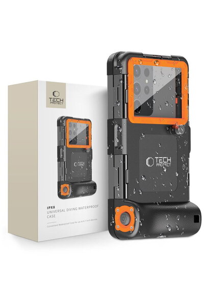 Tech-Protect HusДѓ universalДѓ waterproof IPX8 pentru smartphone 4.7-6.7 inch...