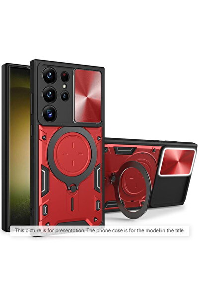Techsuit Husa pentru Motorola Moto G05 / E15 - CamGuard Pro - Red
