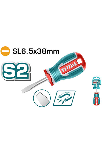 TOTAL - SURUBELNITA DREAPTA - 6.5MM - 38MM -(INDUSTRIAL)