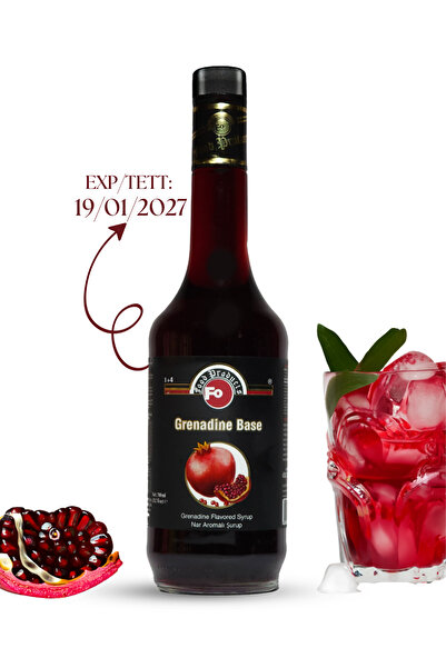 FO Nar Aromalı Şurup Nar Base Kokteyl Şurubu 700 ml