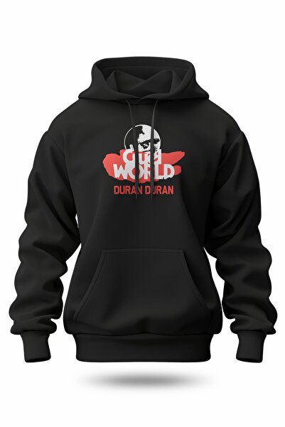 buzagi tasarım ürünleri Duran Duran Digital Print Hooded Unisex Sweatshirt