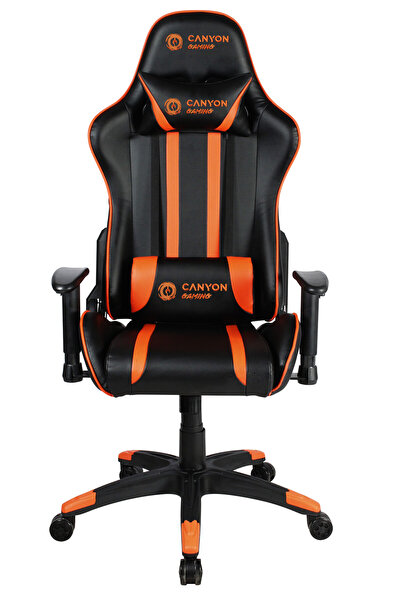 CANYON Scaun gaming Fobos GC-3, Negru/Portocaliu