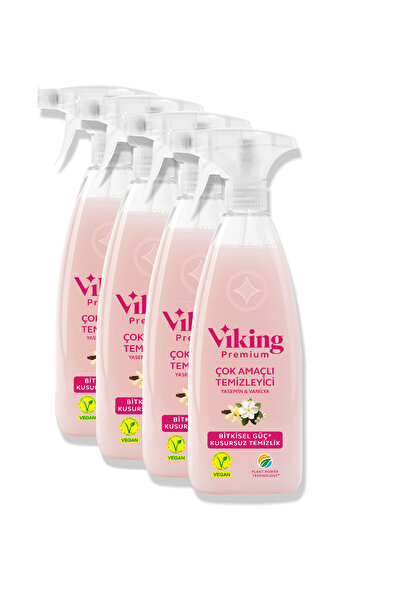 Viking Premium Çok Amaçlı Yasemin & Vanilya 750 Ml 4 Adet