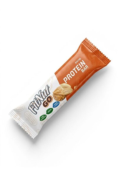 FitNut Şekersiz Yer Fıstıklı Protein Bar Sade-%30 Protein
