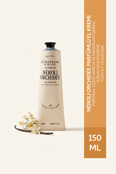 L'Occitane Néroli Orchidée El Kremi, Shea Yağı, Vanilya ve Portakal Çiçeği Öz...