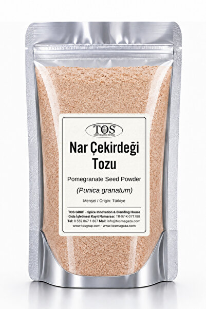 TOS The Organic Spices Nar Çekirdeği Tozu 100 gr (1. KALİTE) Punica Granatum ...