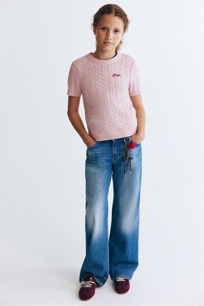 H&M Saç Örgüsü Tişört