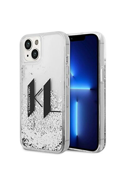 Karl Lagerfeld KLHCP14SLBKLCS iPhone 14 6,1" srebrny/silver hardcase Liquid G...