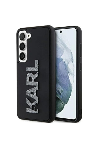 Karl Lagerfeld Carcasă cu logo sclipici 3D din cauciuc pentru Samsung Galaxy ...