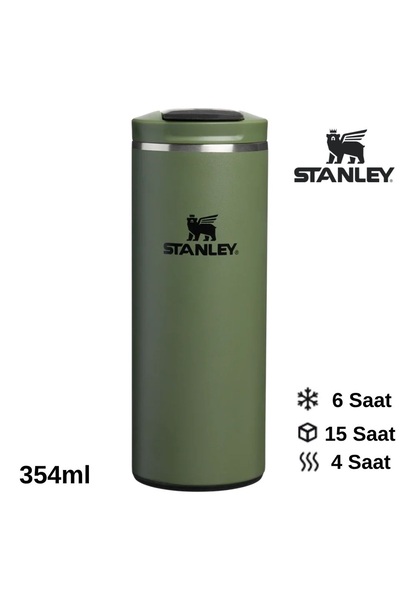 Stanley The Transit Fliptop Mug 0.35 L Termos Kupa Bardak Matara HAKİ