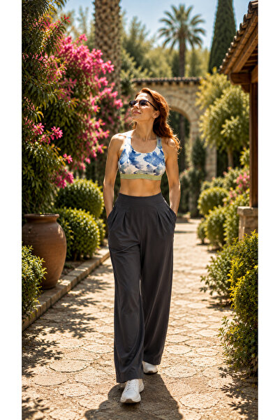 TaraAura Modal&Cotton Wide Leg Pants