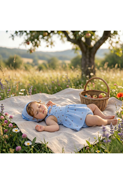 Coolimino KİRAZLI KIZ BEBEK ROMPER TULUM