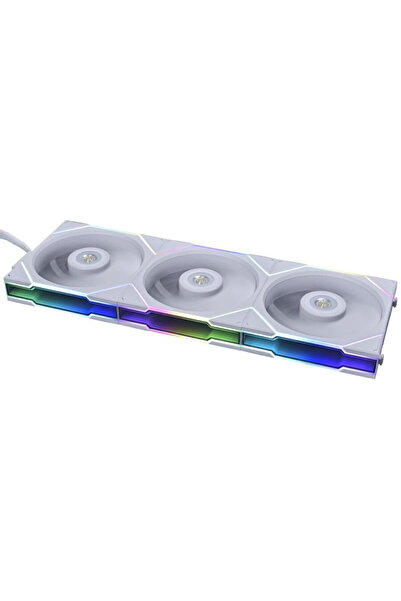 Lian Li UNI FAN TL Series, Kit 3 ventilatoare 120 mm + controler, 2660 rpm, Alb