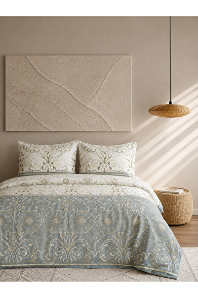 Boreas Home طقم غطاء لحاف مزدوج مرن من سراي