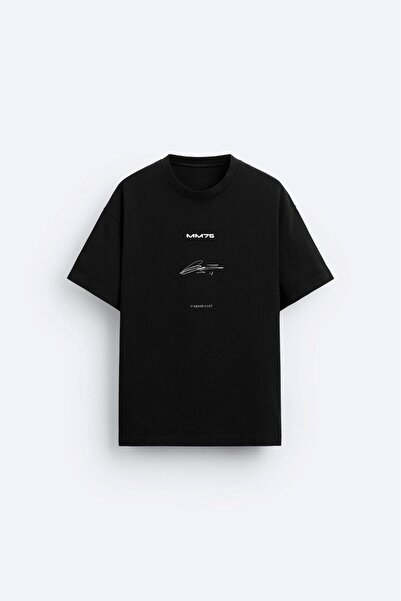 The Champ Clothing Ανδρικό μπλουζάκι με στάμπα Oversize Μαύρο