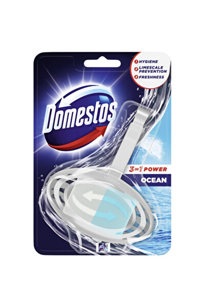 Finish DOMESTOS Atlantic, odorizant solid pentru toaleta - 35 grame