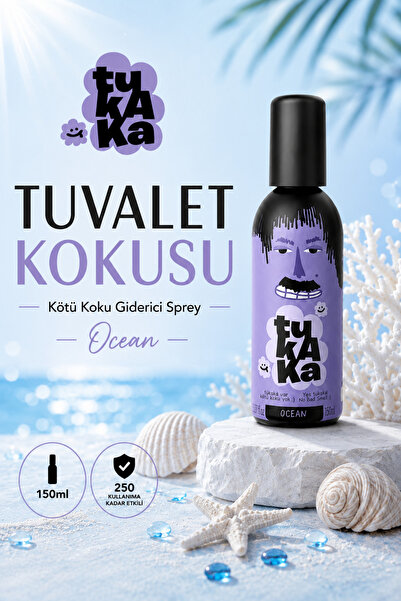 TUKAKA Tuvalet Öncesi Koku Giderici Sprey, Banyo ve Tuvalet Kokusu, Kötü Koku...