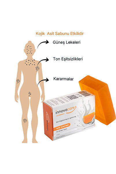 INNOVACARE %1 Kojik Asit Leke Karşıtı Sabun - C Vitamini Renk Tonu Eşitleyici...