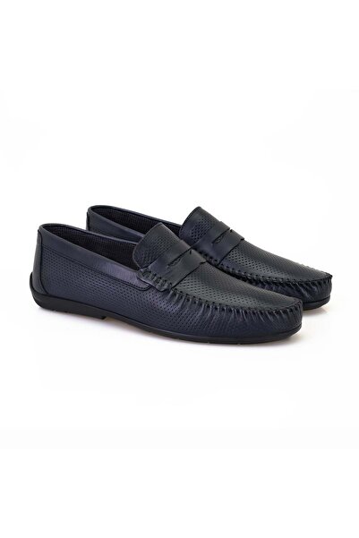 Desa Daniel Lacivert Erkek Deri Loafer