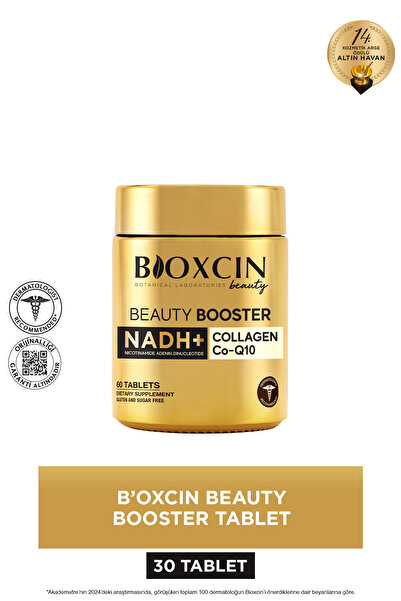 Bioxcin Beauty Booster 60 Tablet - Kolajen Nicotinamide CoQ10 Glutatyon  Asta...