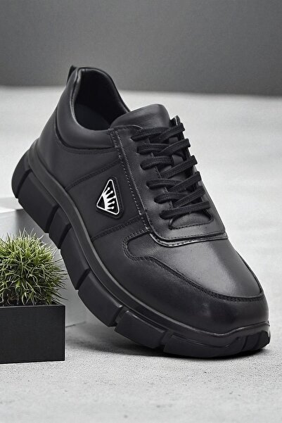 ISPARTALILAR 1239 Orthopedic Sole Genuine Leather Men's Shoes Seasonal Winter...