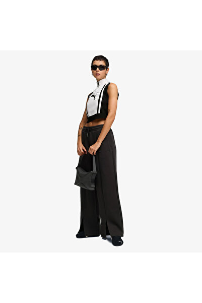 Puma Wardrobe Essentials Relaxed Kadın Siyah Eşofman Altı