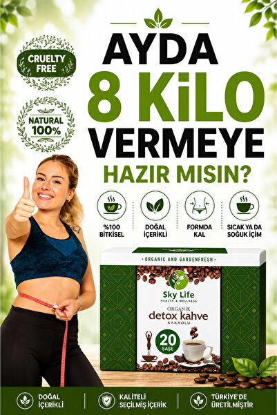 Sky Life Health & Wellness Detox Form Kahve FİT YAŞAM zayıflama1 kilo.verme