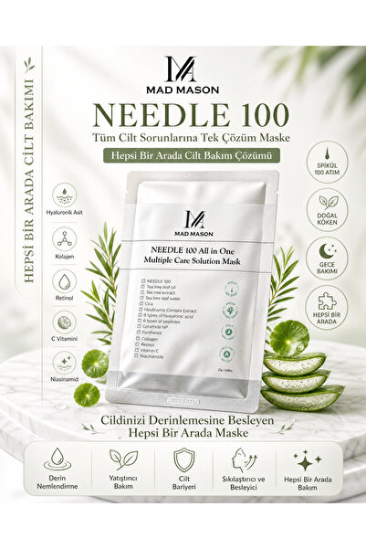 Reply:me Mad Mason Needle 100: Hyaluronic Acid & Peptide İçeren Çok Fonksiyon...
