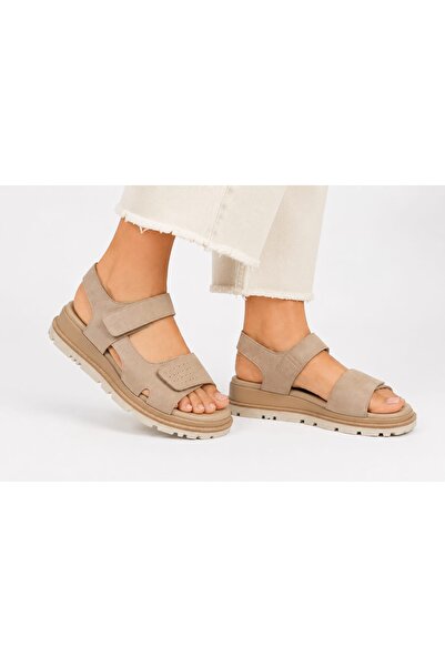 POTEEN Women's Sandals with Anatomic Sole and Buckle, Daily Wear, Soft Genuin...