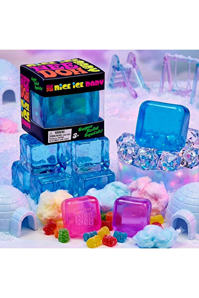 OYUNCAKSAHİLİ Skuşi NeeDoh Tarzı Cube Squeeze Ball 1 Adet Süper Sukuşi Küp So...