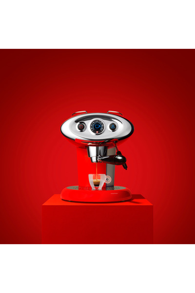 illy F.Francis X7.1 Espresso and Cappuccino Machine - Red