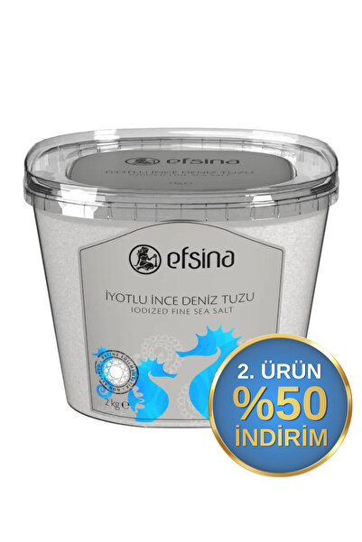 Efsina 2 Kg Iyotlu Ince Deniz Tuzu