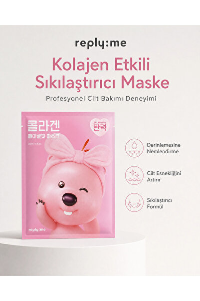 Reply:me Yoğun Nemlendirici ve Sıkılaştırıcı Kolajen Maske 30ml