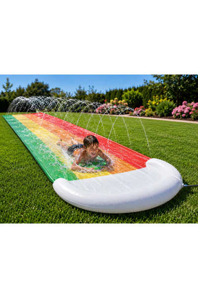 unbranded Tobogan gonflabil REEFLY 465x80 cm – vara, rezistent si sigur, usor...