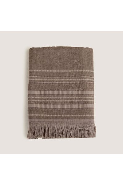 Chakra Deep Bamboo Face Towel 50X90 cm Mink/Dark Mink/Beige