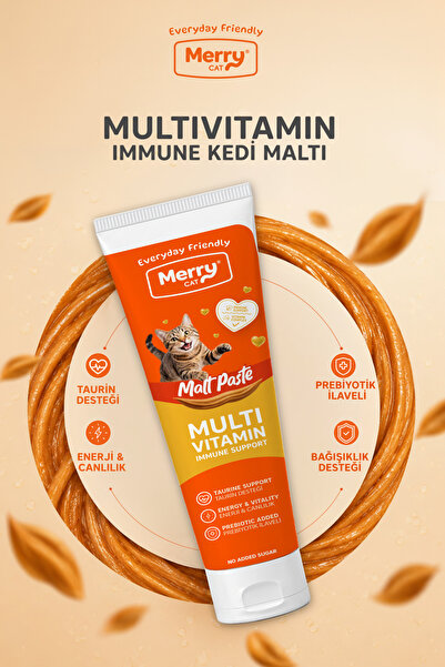 Merry Kedi Macunu 100 ml Multivitamin-Bağışıklık Destekleyici