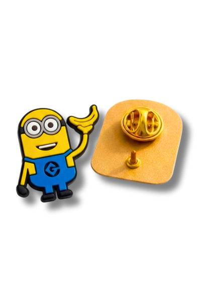 excarpin Renkli ve Eğlenceli Enerji Dolu Minions Koleksiyonluk Şirin Broş Rozet