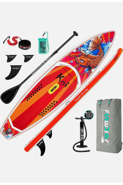 Funwater KOİ BALIĞI EFSANESİ KOI 11′ LIGHTWEIGHT STAND UP PADDLE BOARD SUP BO...